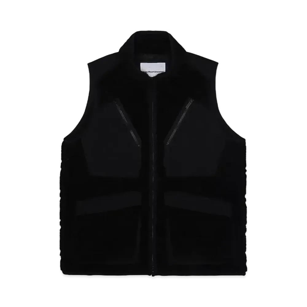White Mountaineering BOA FLEECE VEST "BLACK"