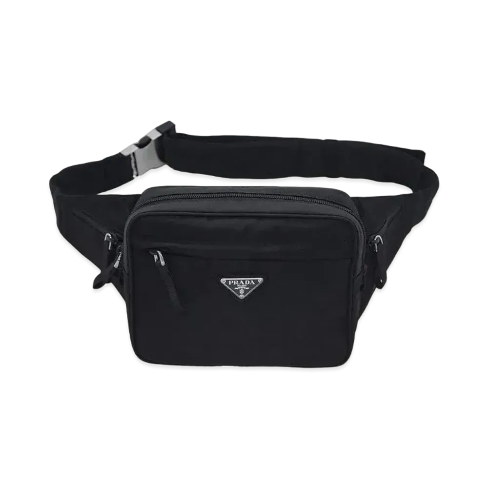 PRADA Nylon Belt Bag "Black"