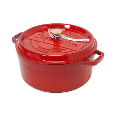 Supreme x Staub Round 5.5 Qt. Cocotte "Red"