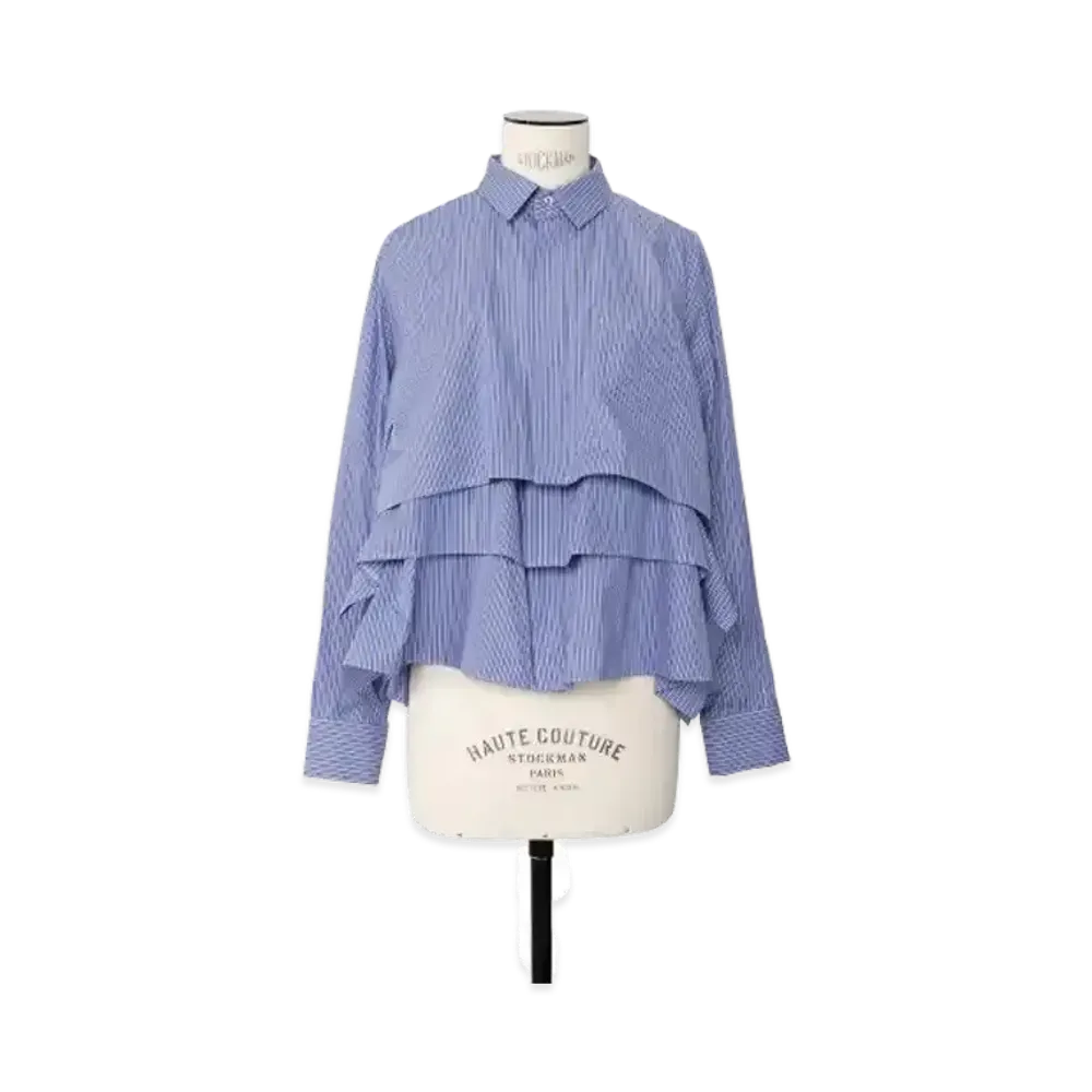 sacai Poplin Shirt "Stripe Mix"