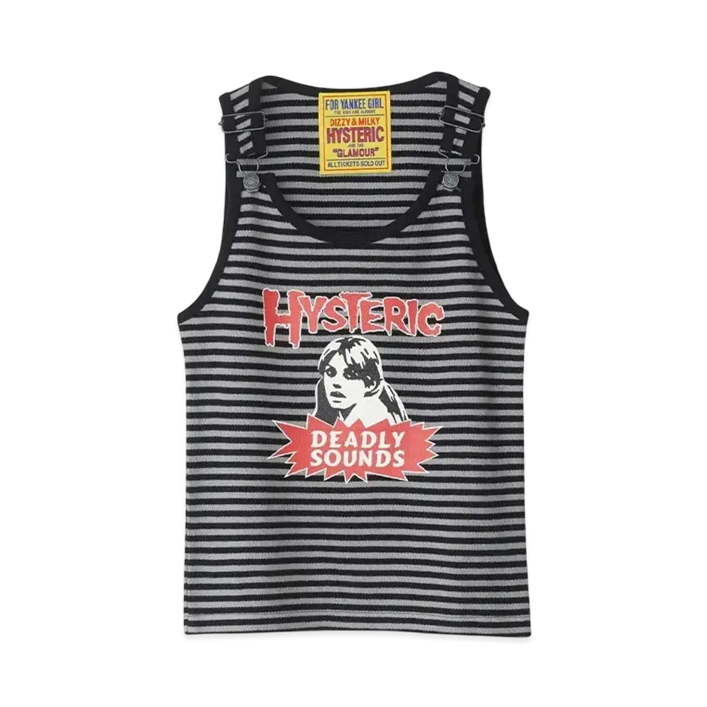 HYSTERIC GLAMOUR Deadly Sounds Tank Top "Black"