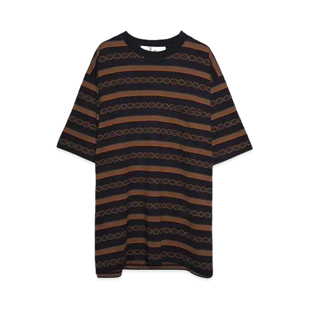 Bal JACQUARD CREW NECK TEE "CARBON BLACK"