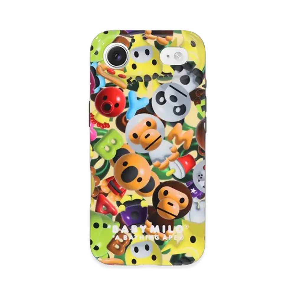 A BATHING APE 3D Milo All Friends Iphone 17 Air Case "Multi"