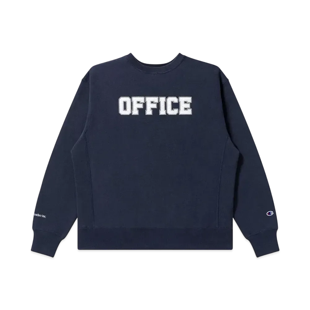 Mercedes Anchor Inc. REVERSE WEAVE Office Crew Sweat "Dark Navy"