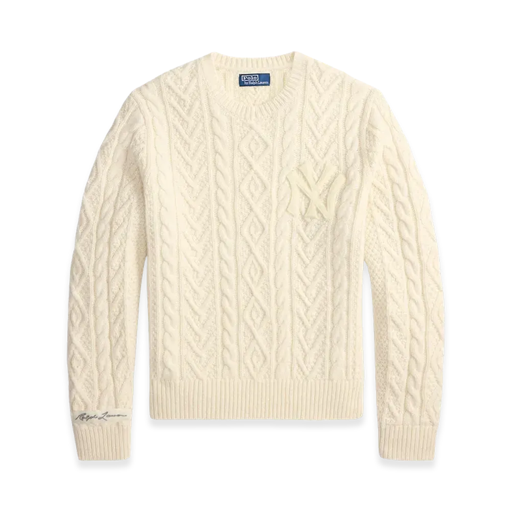 Polo Ralph Lauren x MLB Yankees Sweater "Cream Combo"