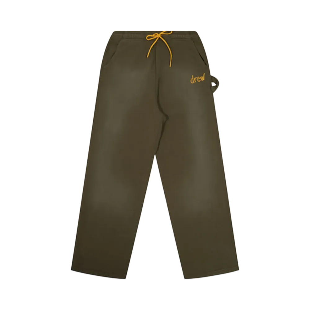 Drew House Scribble Carpenter Sweatpant "Faded Olive"