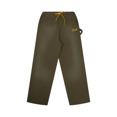 Drew House Scribble Carpenter Sweatpant "Faded Olive"