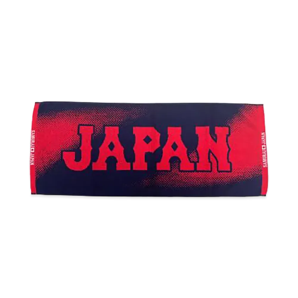 MIZUNO 2026WBC Samurai Japan Jacquard Face Towel "Black"