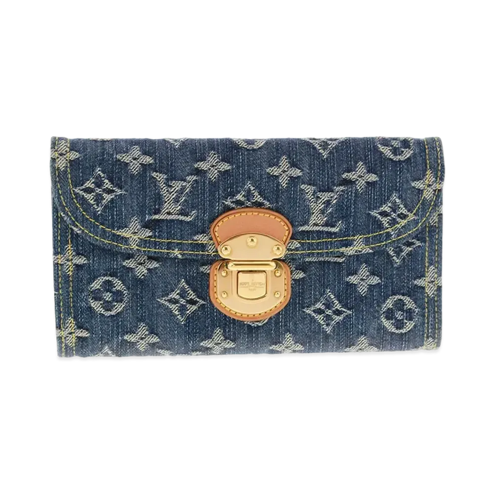 Louis Vuitton Amelia Wallet Monogram Denim