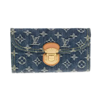 Louis Vuitton Amelia Wallet Monogram Denim