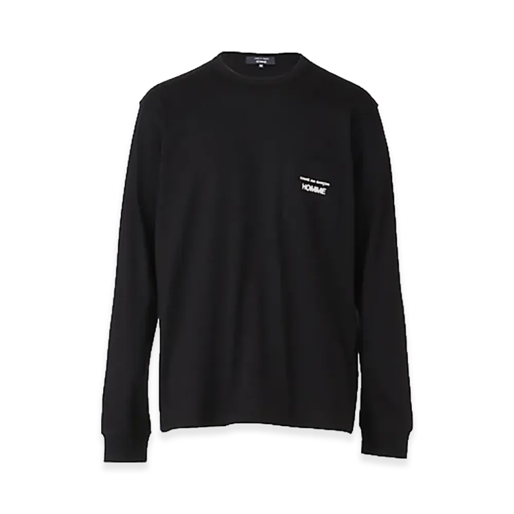 COMME des GARCONS HOMME Cotton Jersey Garment Print T-Shirt "Black"