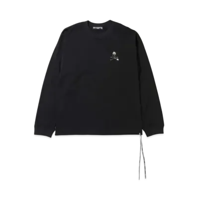 mastermind WORLD Boxy Swarovski(R) LS Tee "Black"