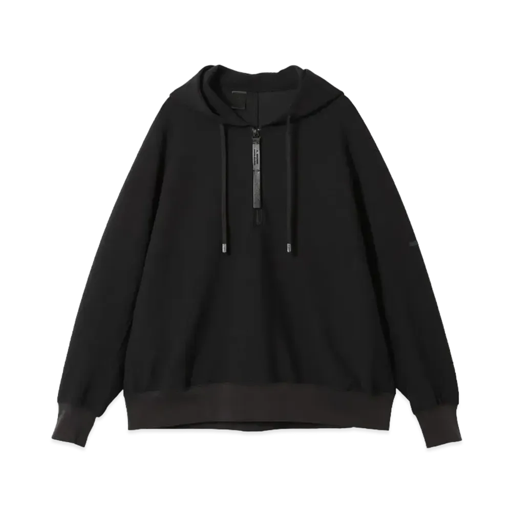 N.HOOLYWOOD Half Zip Hoodie Hoodie "Black"