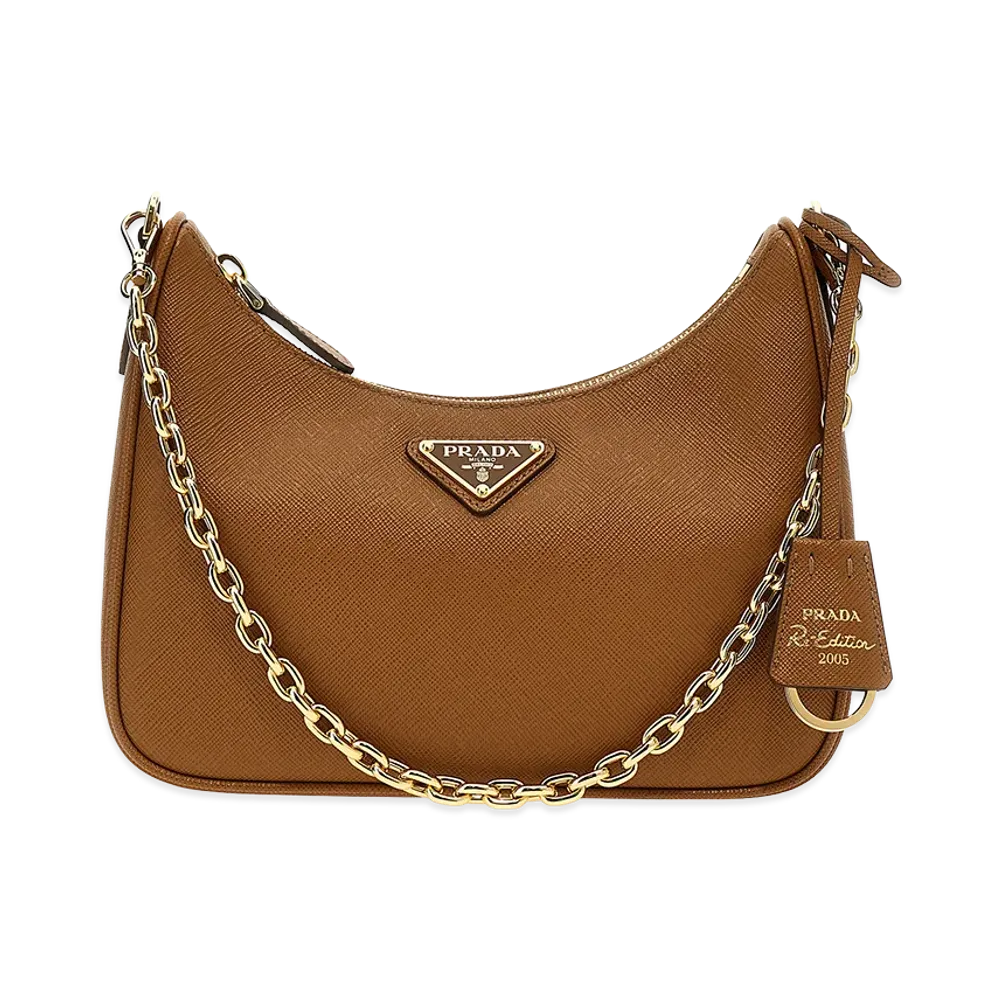 PRADA Women's 'Re-Edition 2005' Crossbody Bag "Brown"