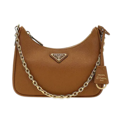 PRADA Women's 'Re-Edition 2005' Crossbody Bag "Brown"
