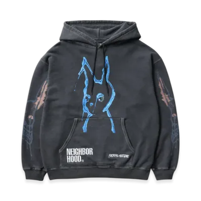 NEIGHBORHOOD x Fucking Awesome Pigment Dyed Sweat Hoodie LS "Black"