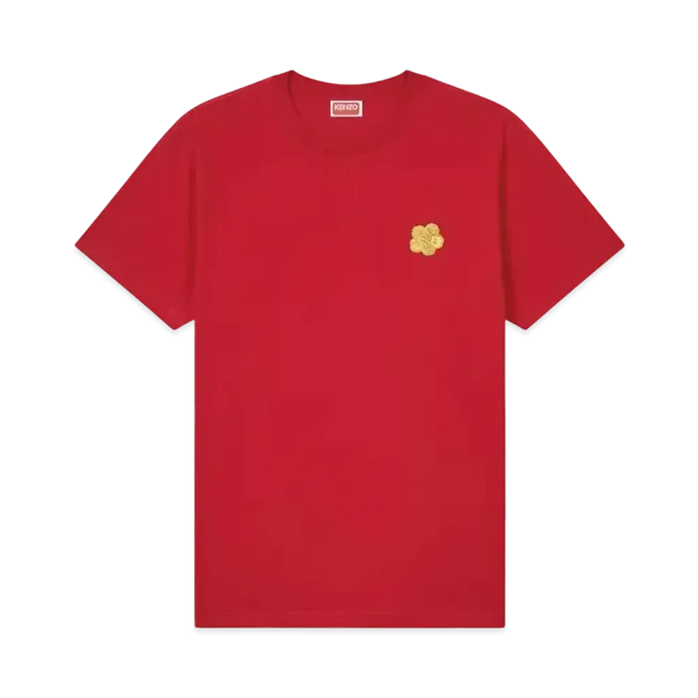 KENZO 'Lunar New Year' Embroidery Slim T-shirt "Cherry"