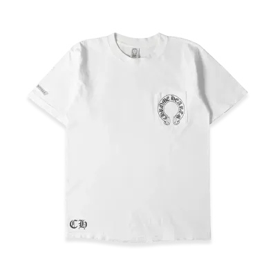 Chrome Hearts CH Plus Horseshoe Pocket S/S T-Shirt "White"
