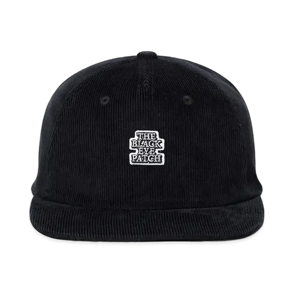 BlackEyePatch Small OG Label Cap "Black"
