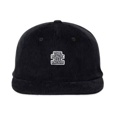 BlackEyePatch Small OG Label Cap "Black"