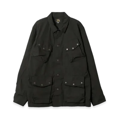 NEEDLES Jungle Fatigue Jacket - Cotton Ripstop "Black"