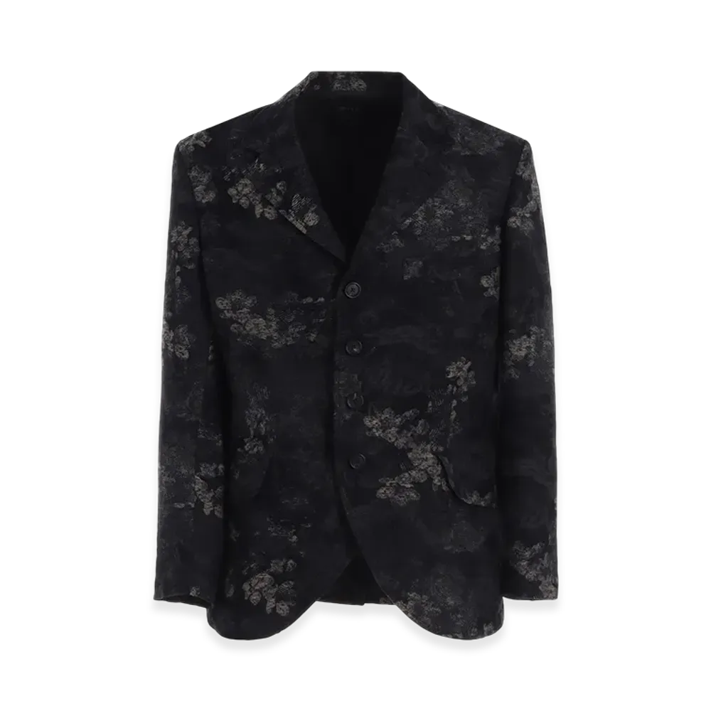 S'YTE Faded Floral Jacquard Jacket "Black"
