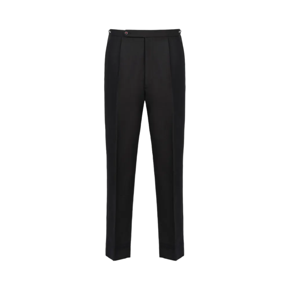 Maison Margiela Men's British Mohair Trousers "Black"