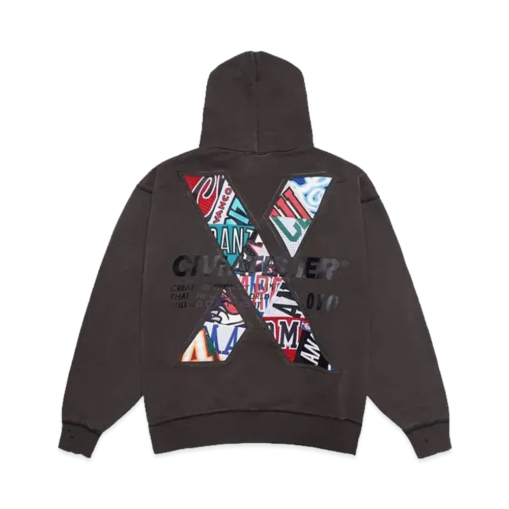 SNKRDUNK x CIVIATELIER 10TH ANNIVERSARY CHOICE IS YOURS NBA REMAKE HOODIE #010 "BLACK"