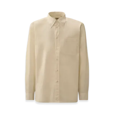 C.P. Company x OUR LEGACY WORK SHOP Pelleovo Long Sleeve Tailored Shirt "Gauze White"