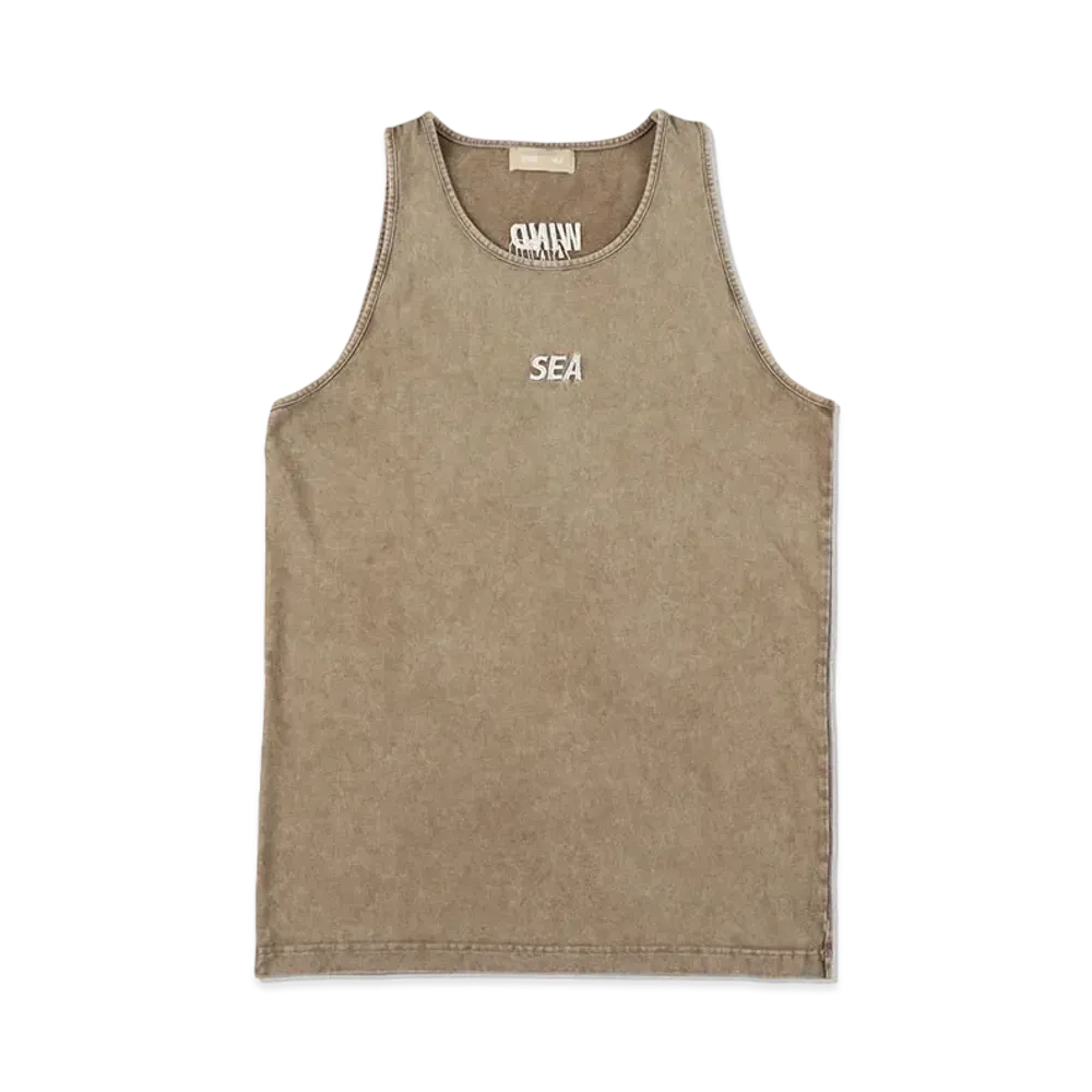 WIND AND SEA Sulfer Faded Tank Top "Sand"
