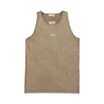 WIND AND SEA Sulfer Faded Tank Top "Sand"
