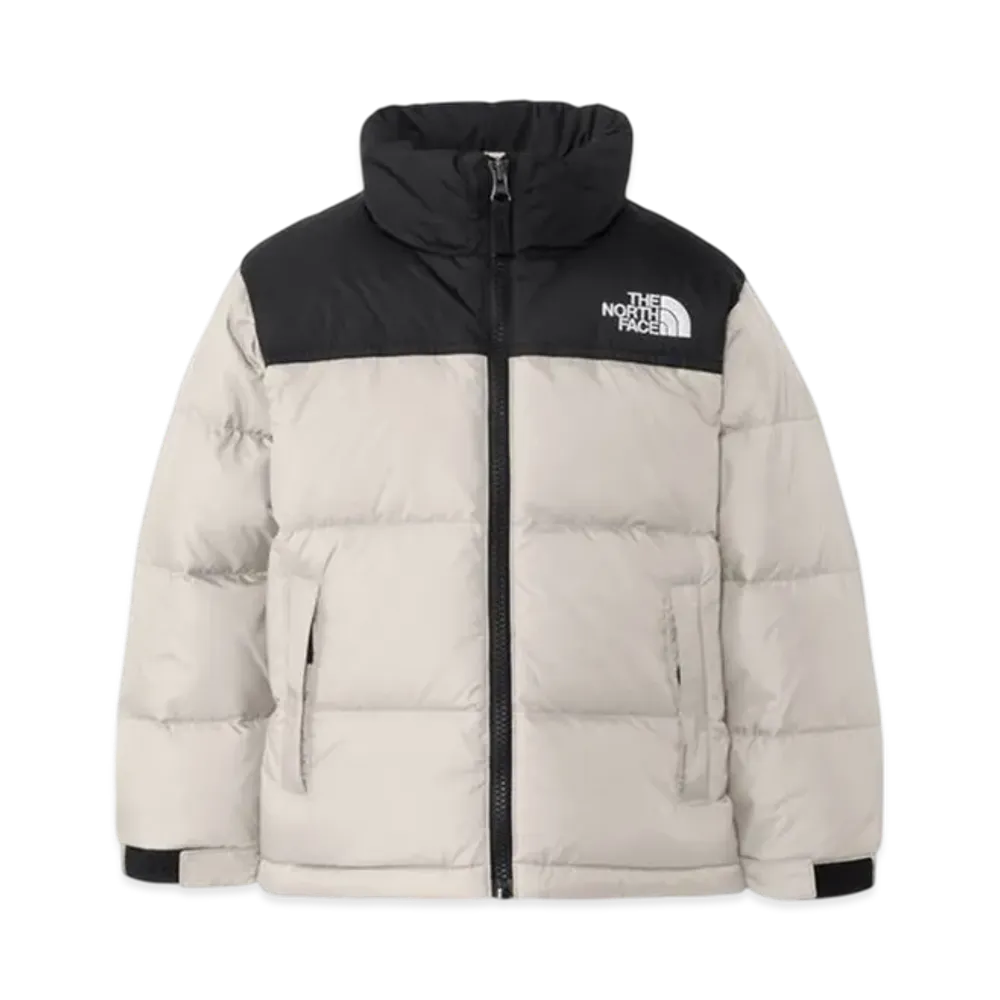 The North Face Kids Toddler Nuptse Jacket "Fossil Ivory"