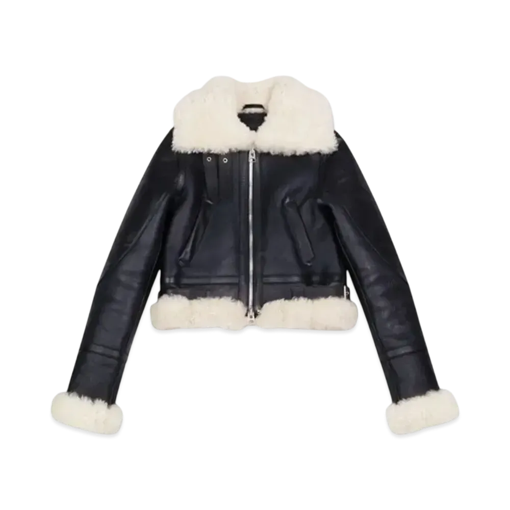 KENZO Shearling Bomber "Black"