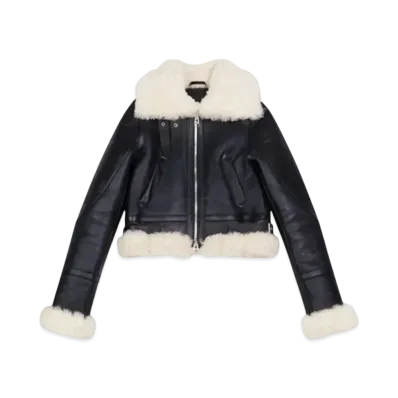 KENZO Shearling Bomber "Black"