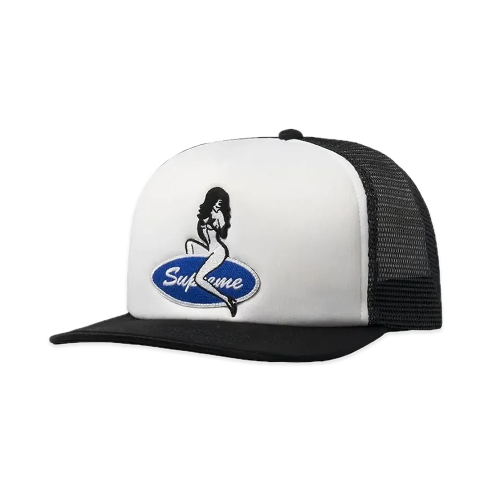 Supreme Pin Up Mesh Back 5-Panel "Black"