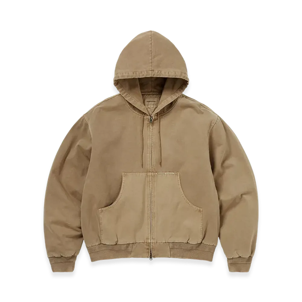 thisisneverthat Overdyed Hooded Jacket "Brown"