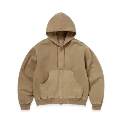 thisisneverthat Overdyed Hooded Jacket "Brown"