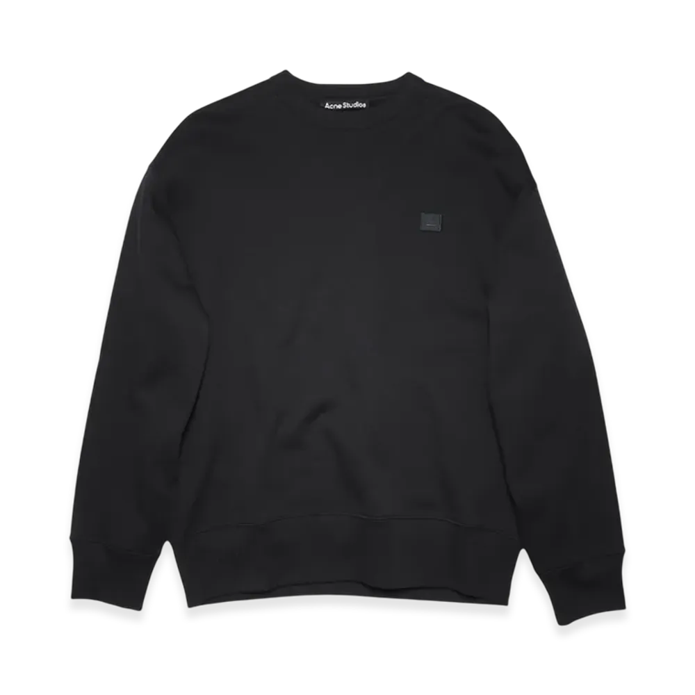 Acne Studios Fonbar Face Crewneck Sweatshirt "Black"