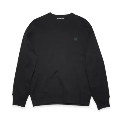 Acne Studios Fonbar Face Crewneck Sweatshirt "Black"