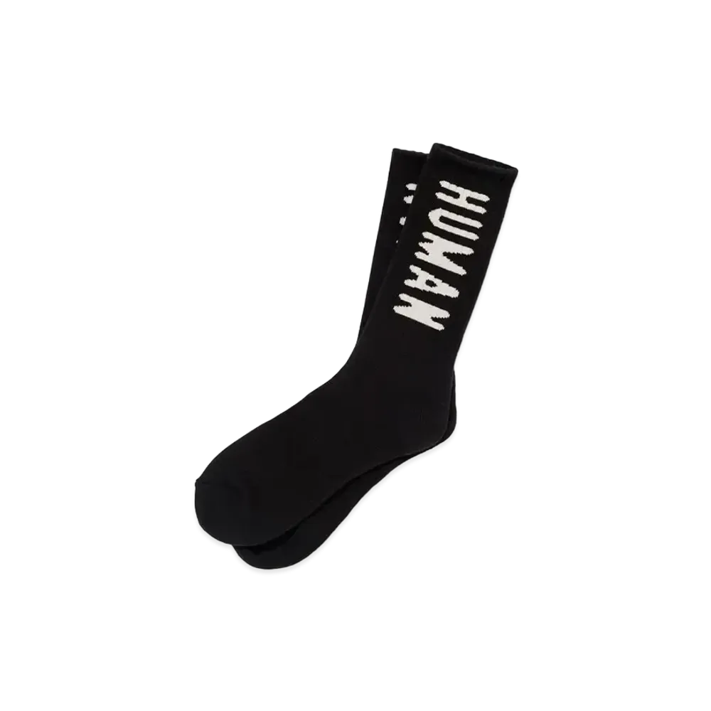 HUMAN MADE HM Logo Socks "Black"