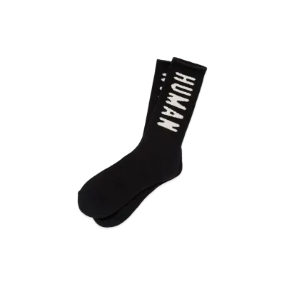 HUMAN MADE HM Logo Socks "Black"