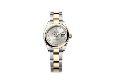 ROLEX Lady-Datejust 28mm Oystersteel & Yellow Gold 279163 "Silver"