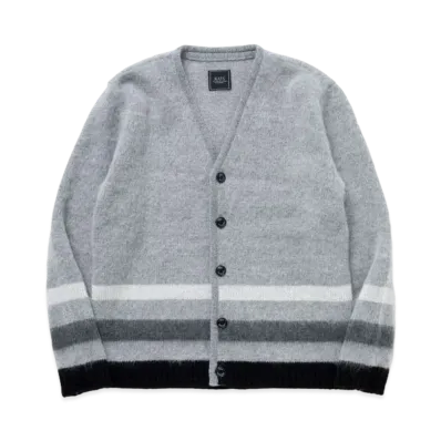 RATS Mohair Knit Cardigan "Grey"
