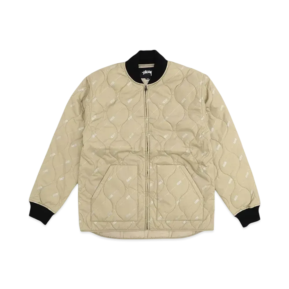 Stussy Quilting Jacket "Beige"