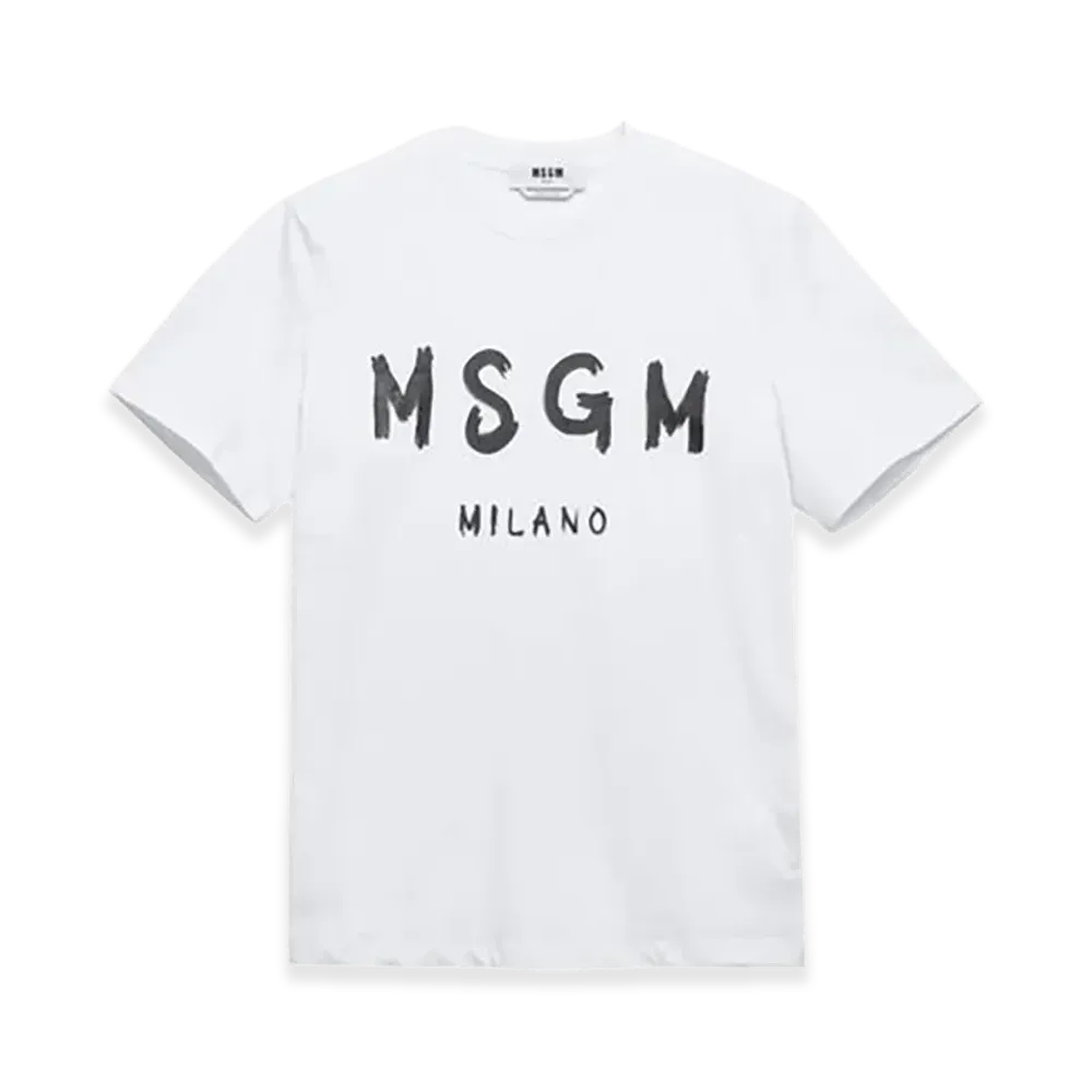 MSGM Logo T-Shirt "White"