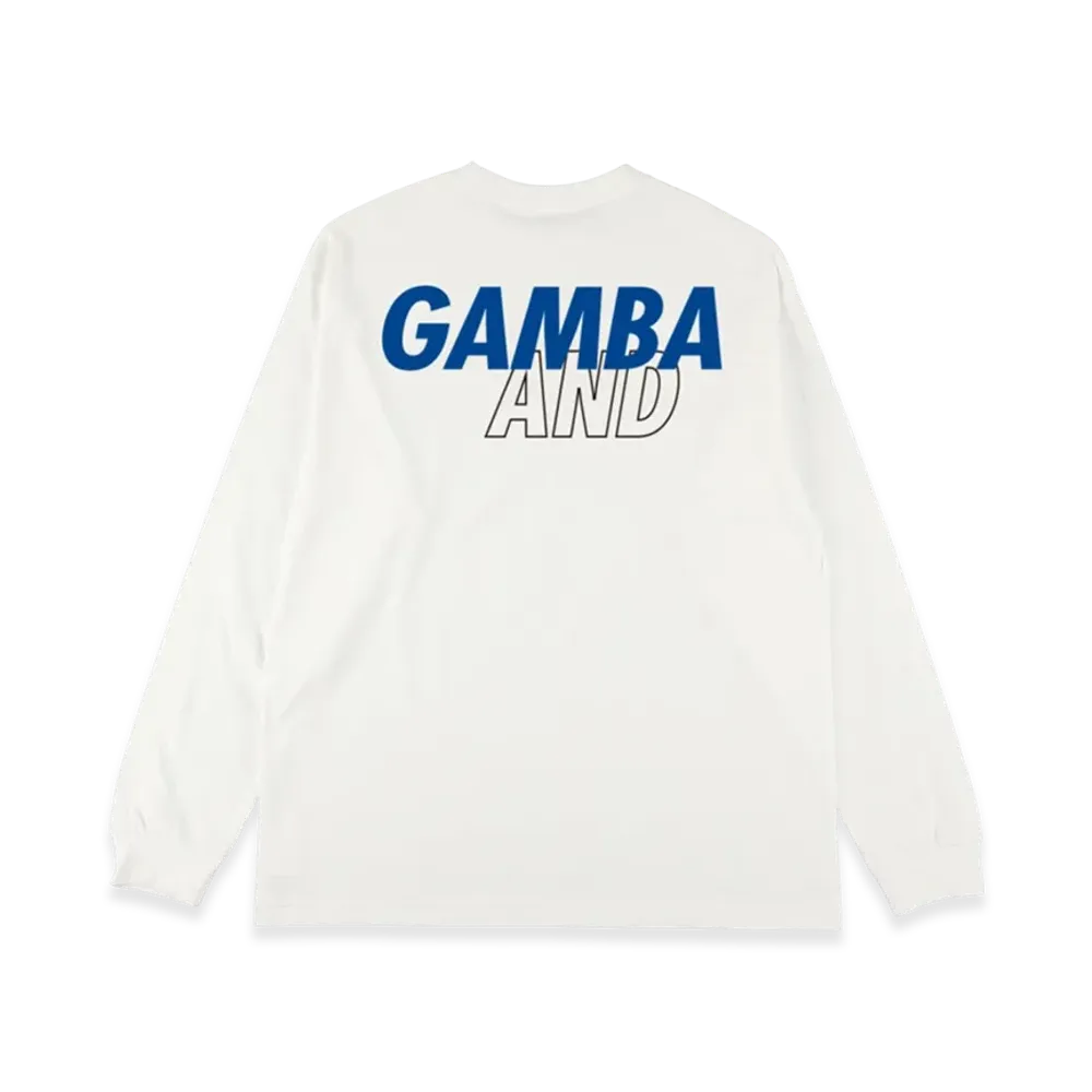 WIND AND SEA x J.LEAGUE GAMBA L/S Tee "White"