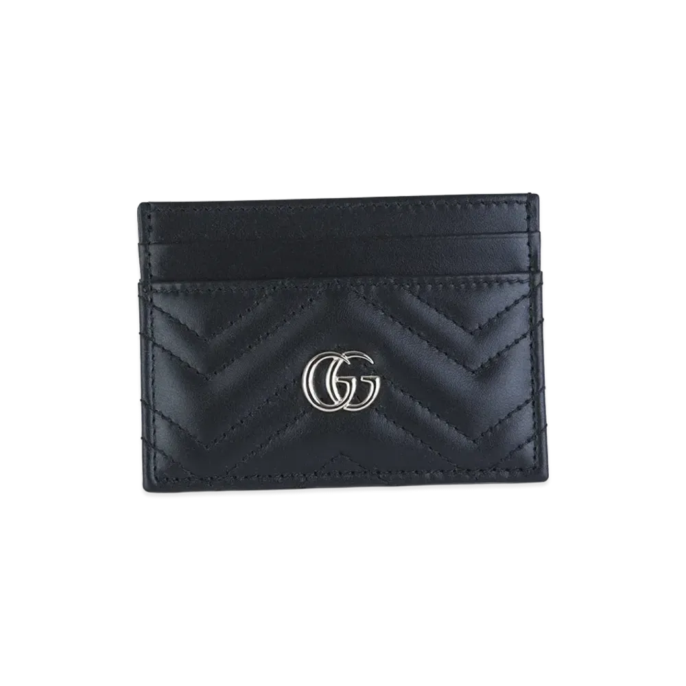 GUCCI Women's 'GG Marmont' Card Holder "Black"