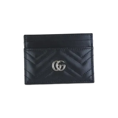 GUCCI Women's 'GG Marmont' Card Holder "Black"