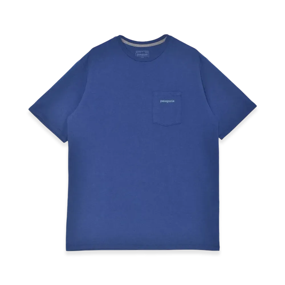 Patagonia Boardshort Logo Pocket Responsibili T-Shirt "Clement Blue"