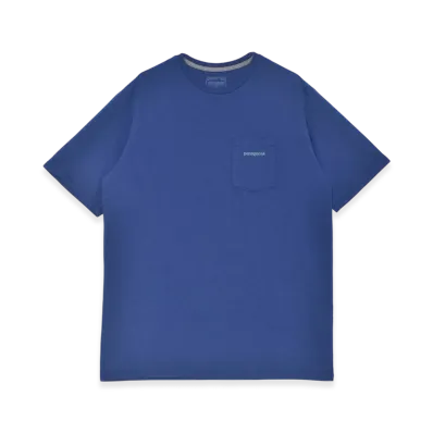 Patagonia Boardshort Logo Pocket Responsibili T-Shirt "Clement Blue"